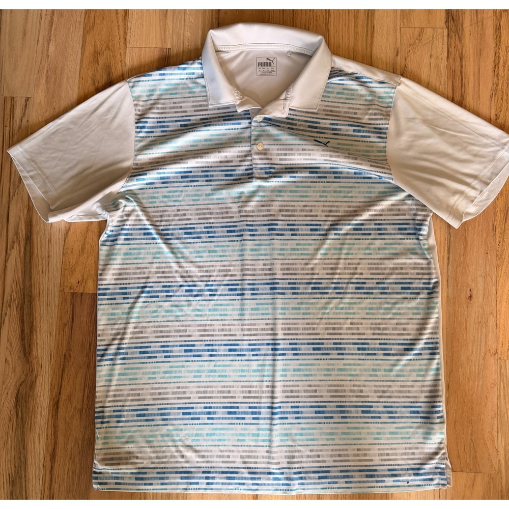 Puma Polo Golf DryCELL Shirt Mens XL Performance Stretch Casual